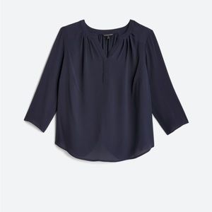 41 Hawthorn Morey Split Neck 3/4 Blouse, 1X